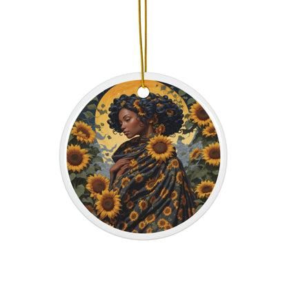 Sunflower Ornament 8