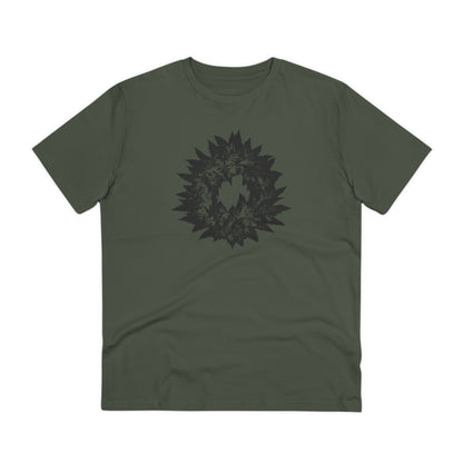 DARK GREY WREATH - Organic Creator T-shirt - Unisex
