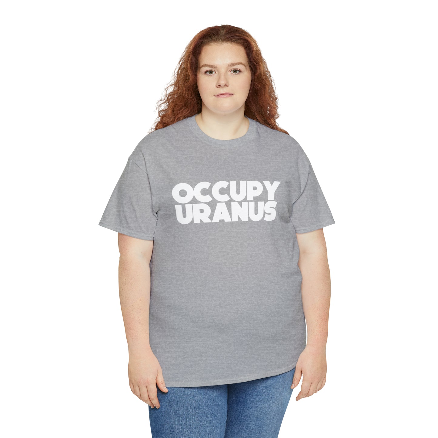 OCCUPY URANUS - Unisex Heavy Cotton Tee