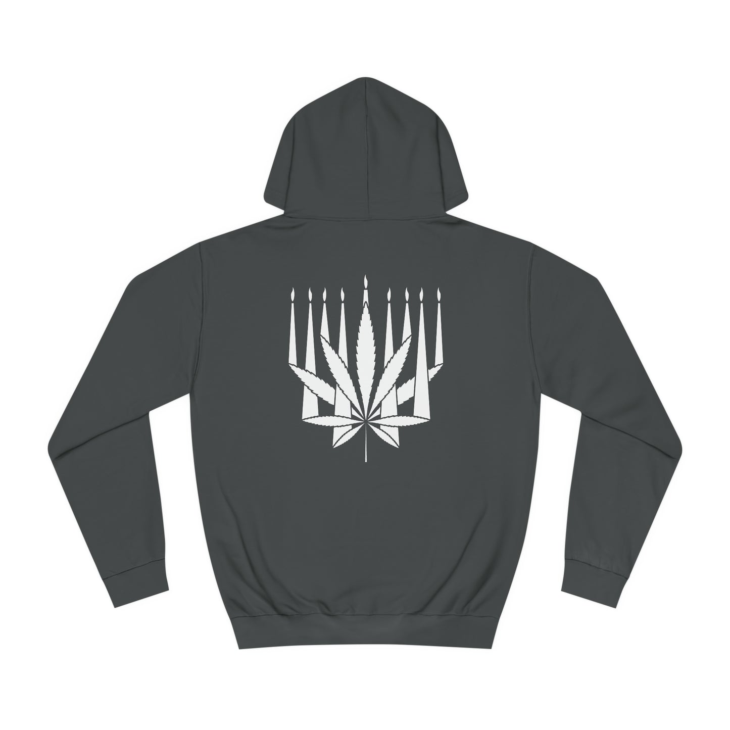 MENORAHJUANA WHITE - Unisex College Hoodie