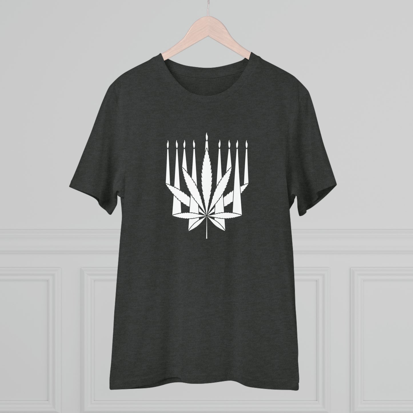 MENORAHJUANA-WHITE - Organic Creator T-shirt - Unisex