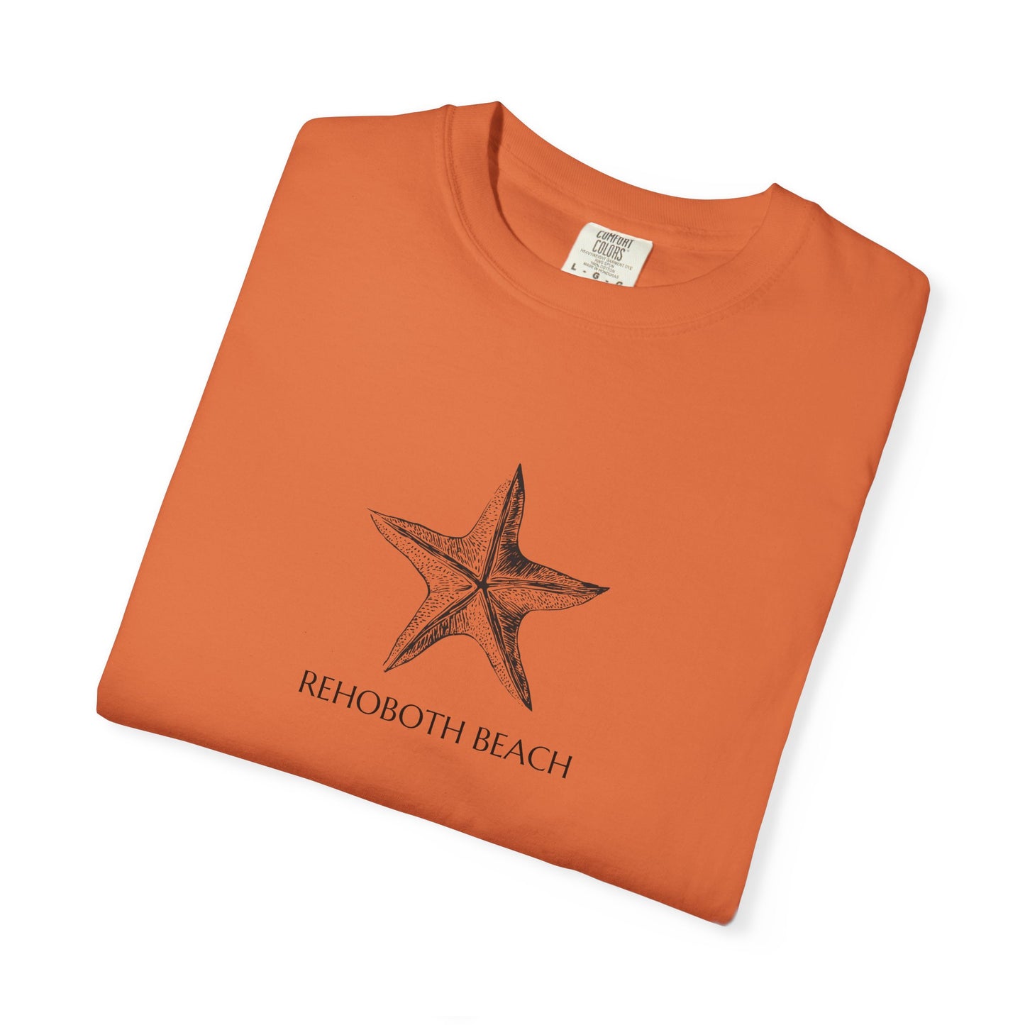 REHOBOTH BEACH - STARFISH - Unisex Garment-Dyed T-shirt