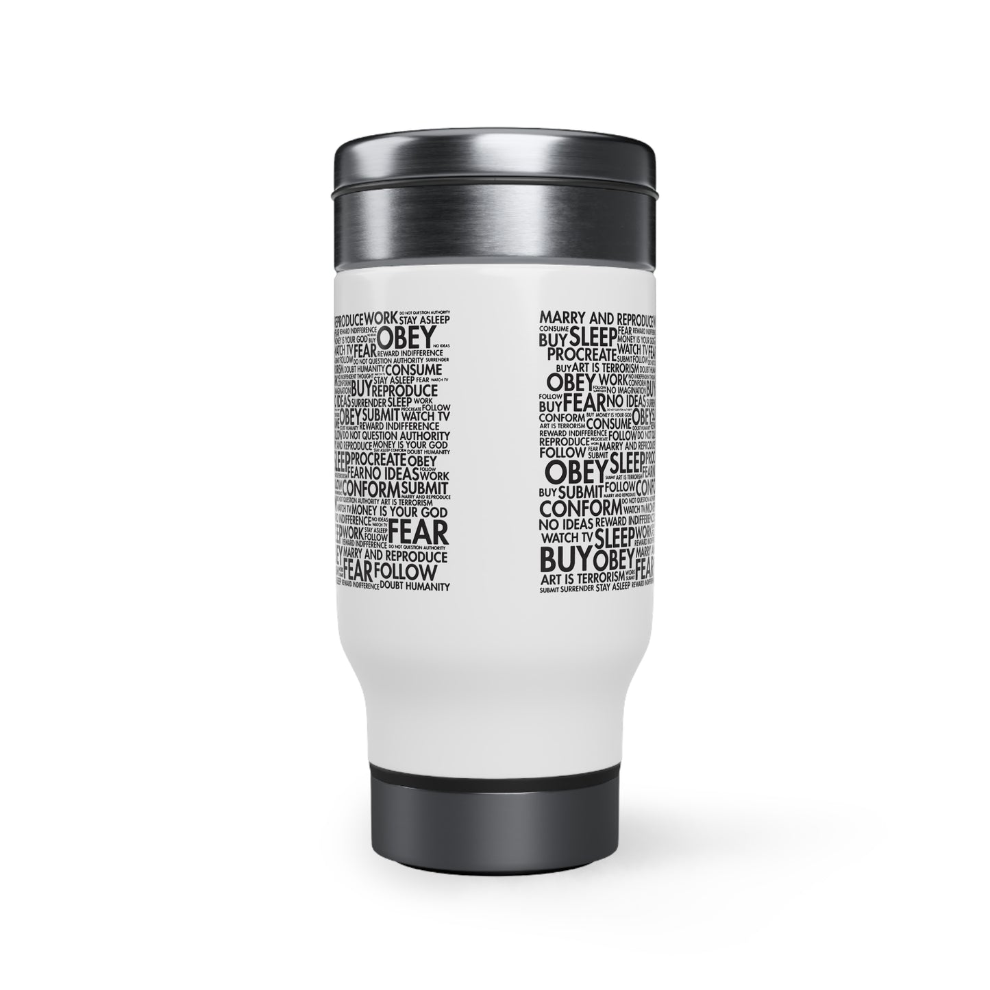 TRUTH - Stainless Steel Travel Mug with Handle, 14oz