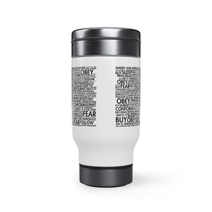 TRUTH - Stainless Steel Travel Mug with Handle, 14oz