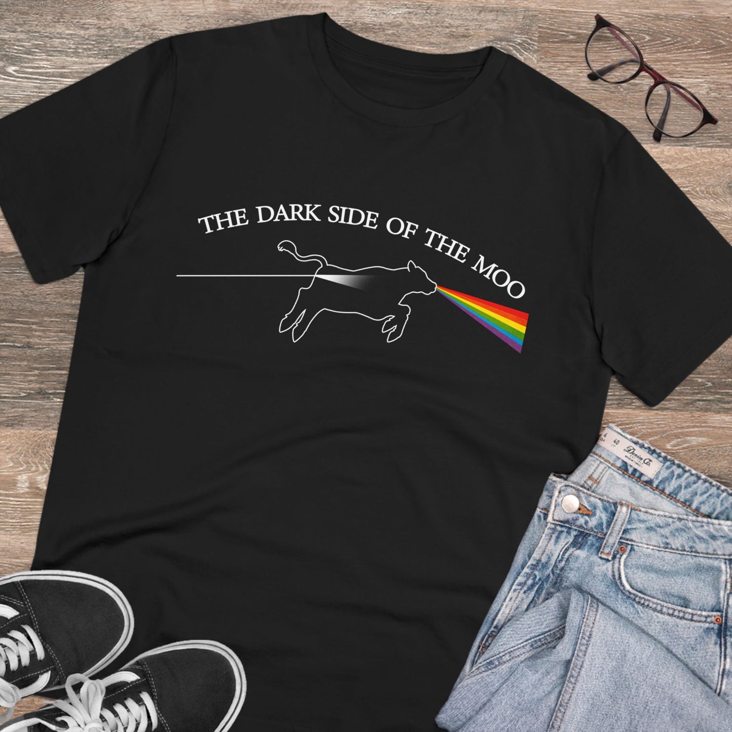 DARK SIDE OF THE MOO - Organic Creator T-shirt - Unisex