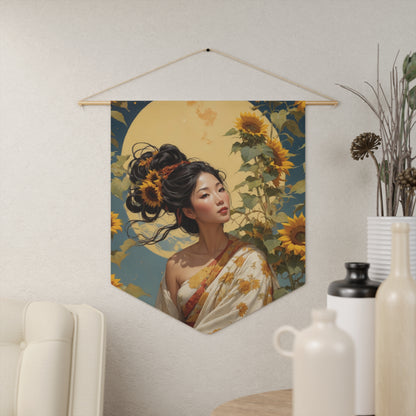 Sunflower Goddess Wall Pennant 4