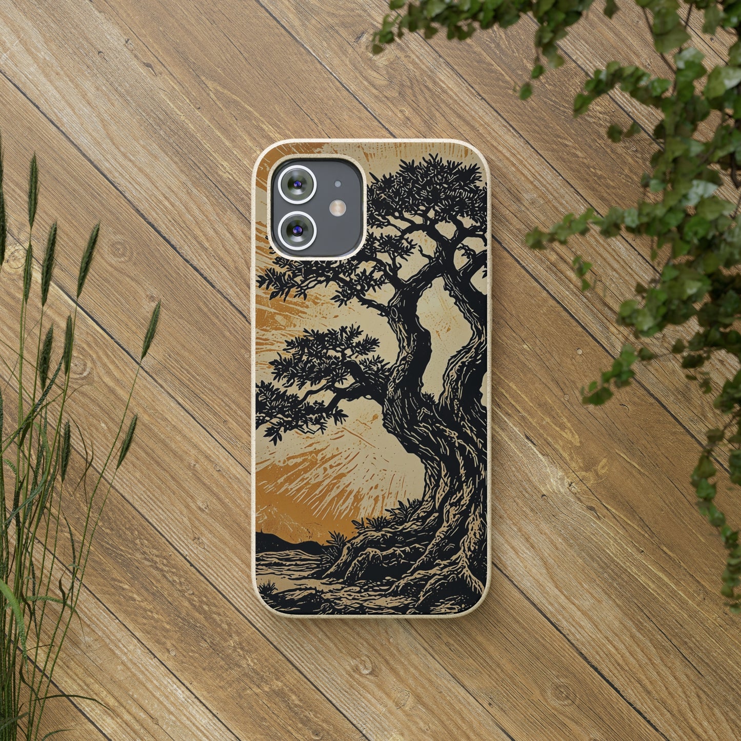 WOOD CUT CASE 4 - Biodegradable Cases
