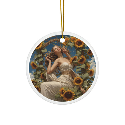 Sunflower Ornament 6