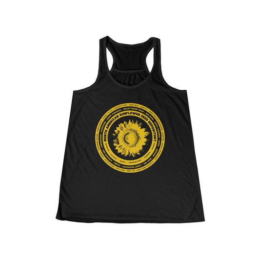 SUNFLOWER - Women's Flowy Racerback Tank