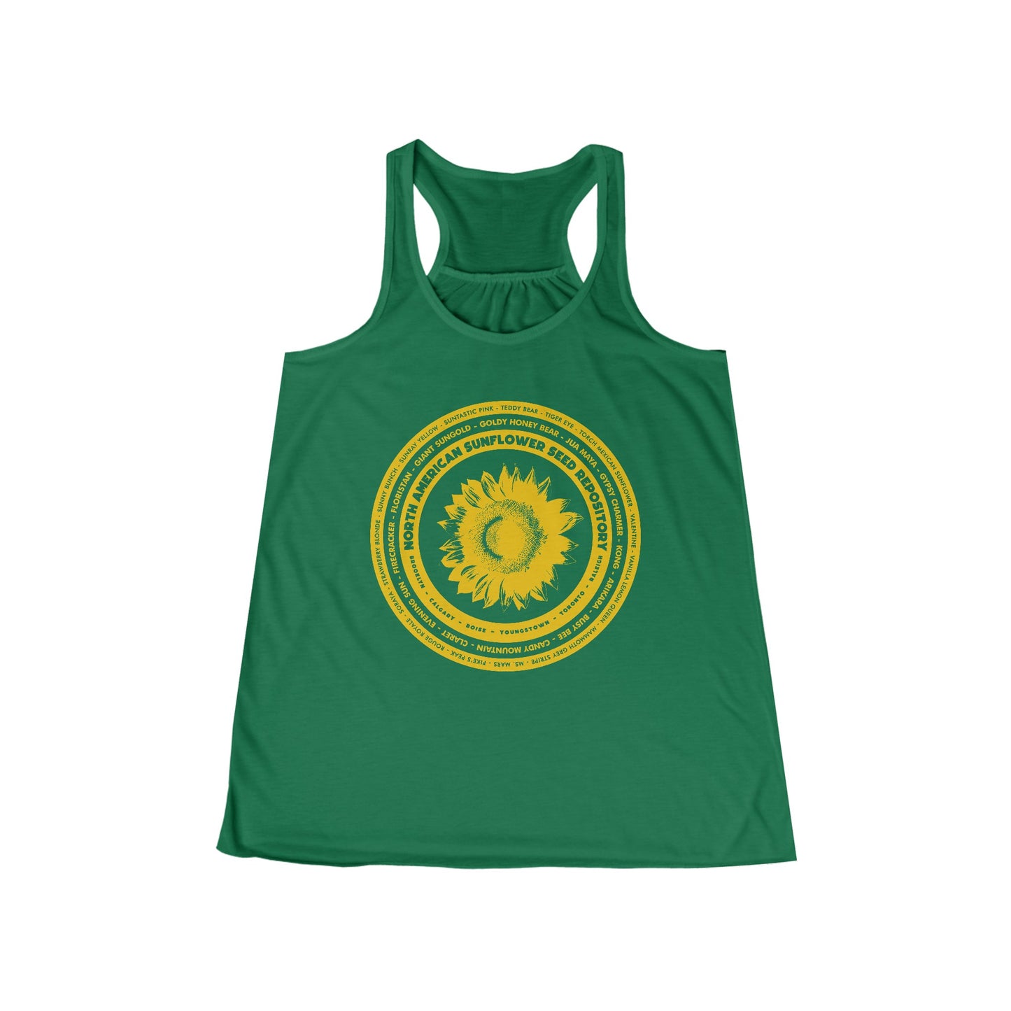 SUNFLOWER - Women's Flowy Racerback Tank