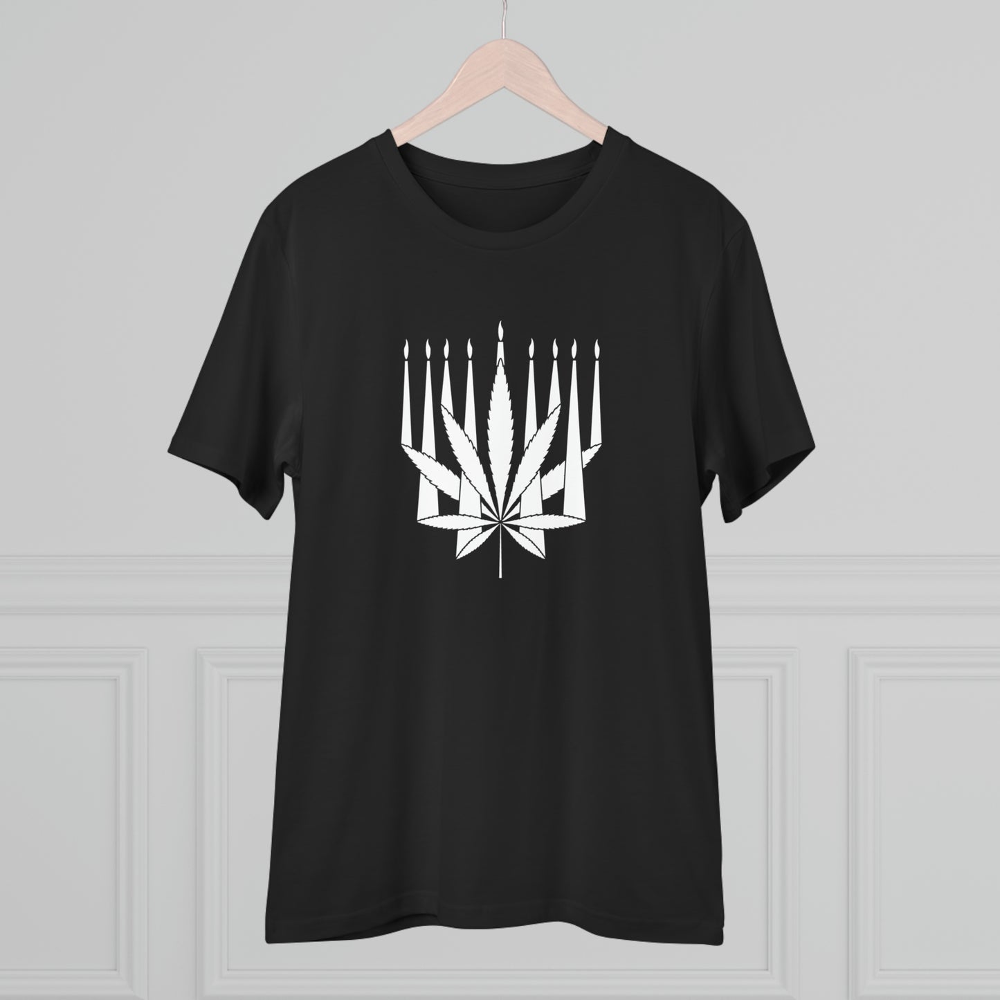 MENORAHJUANA-WHITE - Organic Creator T-shirt - Unisex