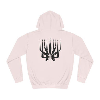 MENORAHJUANA BLACK - Unisex College Hoodie