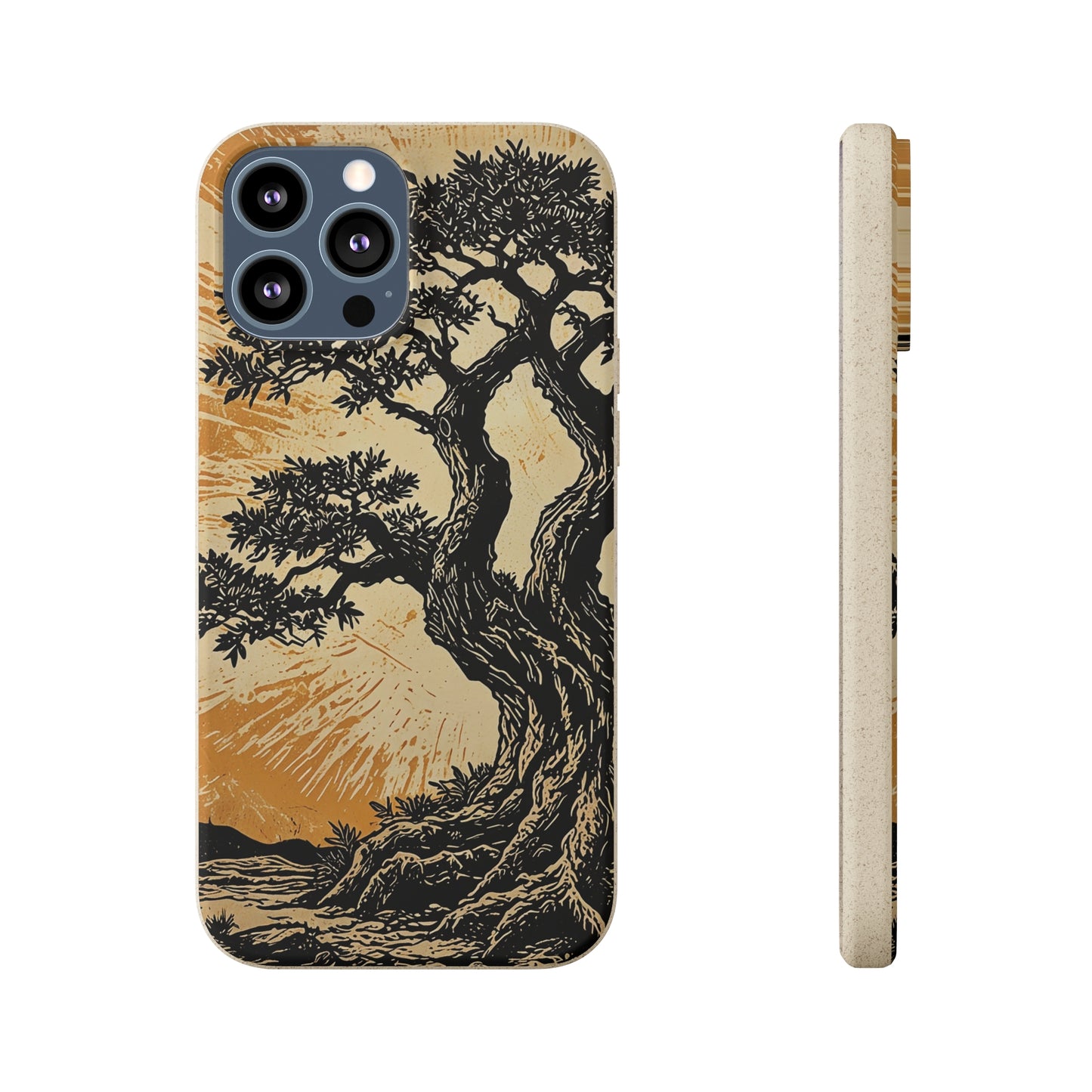 WOOD CUT CASE 4 - Biodegradable Cases
