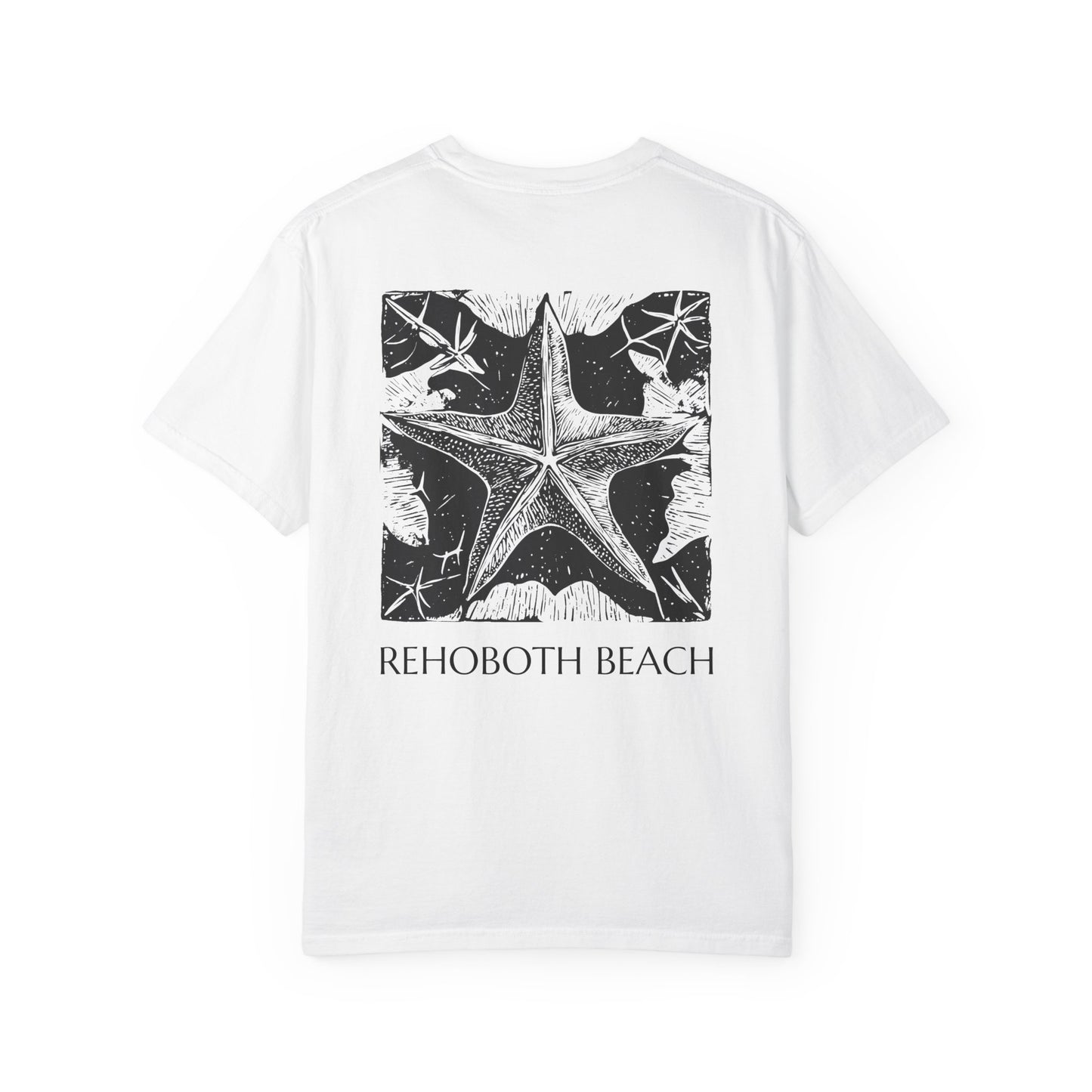 REHOBOTH BEACH - STARFISH - Unisex Garment-Dyed T-shirt