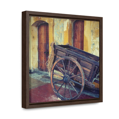 ANITQUE CART PRINT - Gallery Canvas Wraps, Square Frame