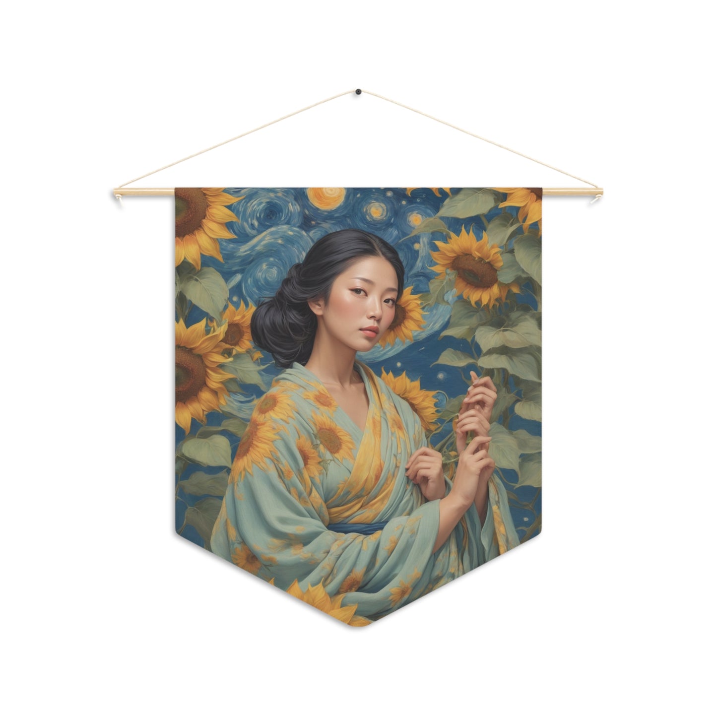 Sunflower Goddess Wall Pennant 11