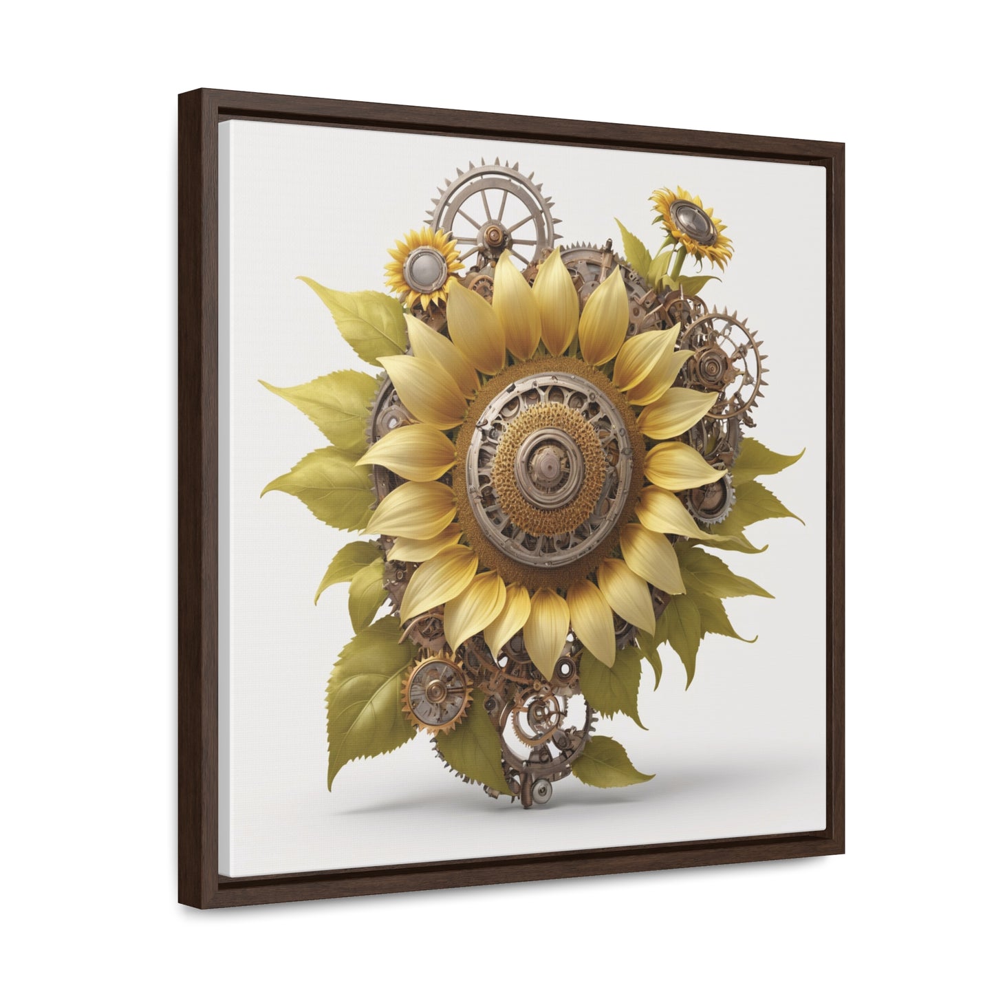 SUNFLOWER - Gallery Canvas Wraps, Square Frame