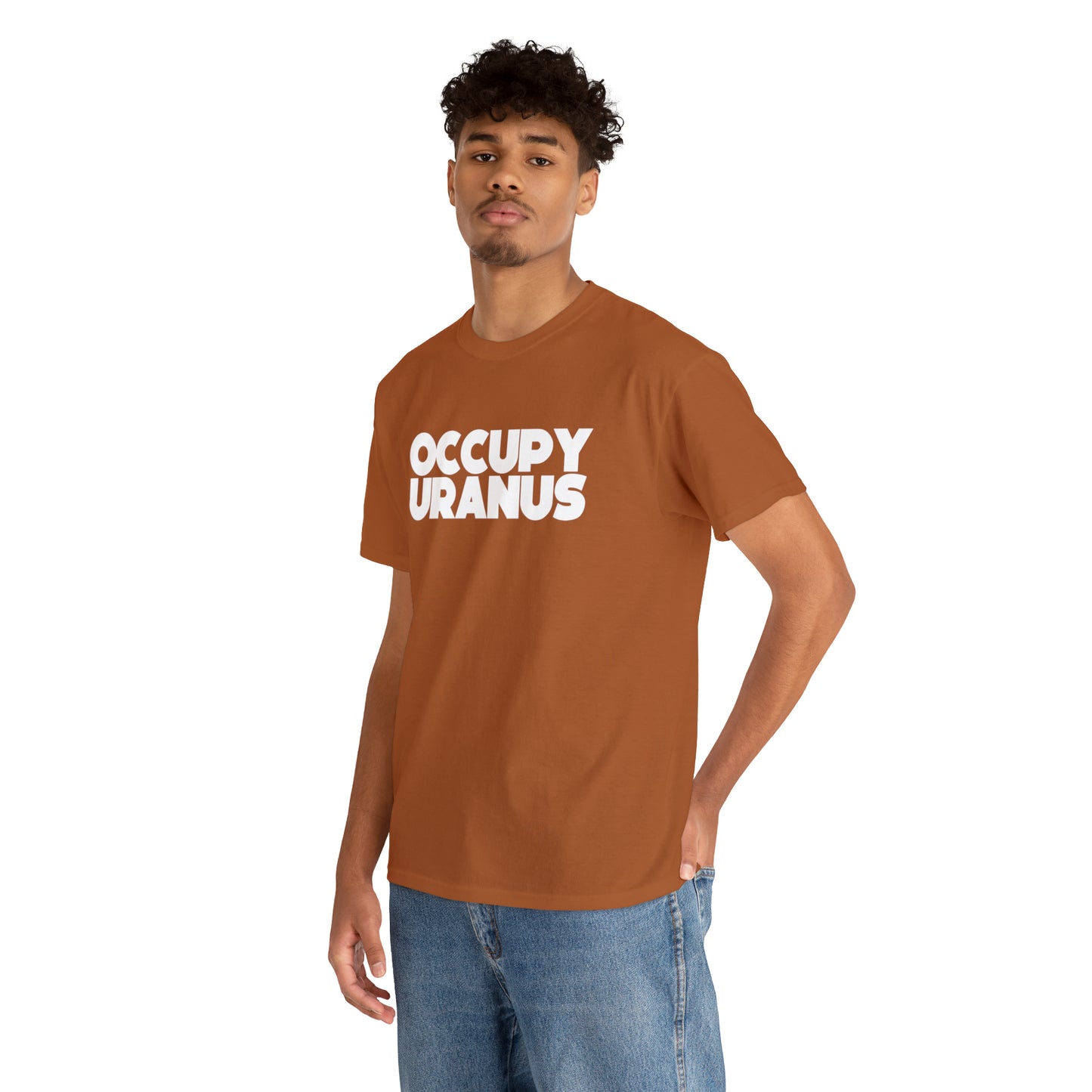 OCCUPY URANUS - Unisex Heavy Cotton Tee