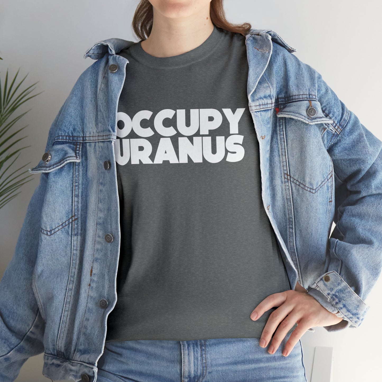OCCUPY URANUS - Unisex Heavy Cotton Tee