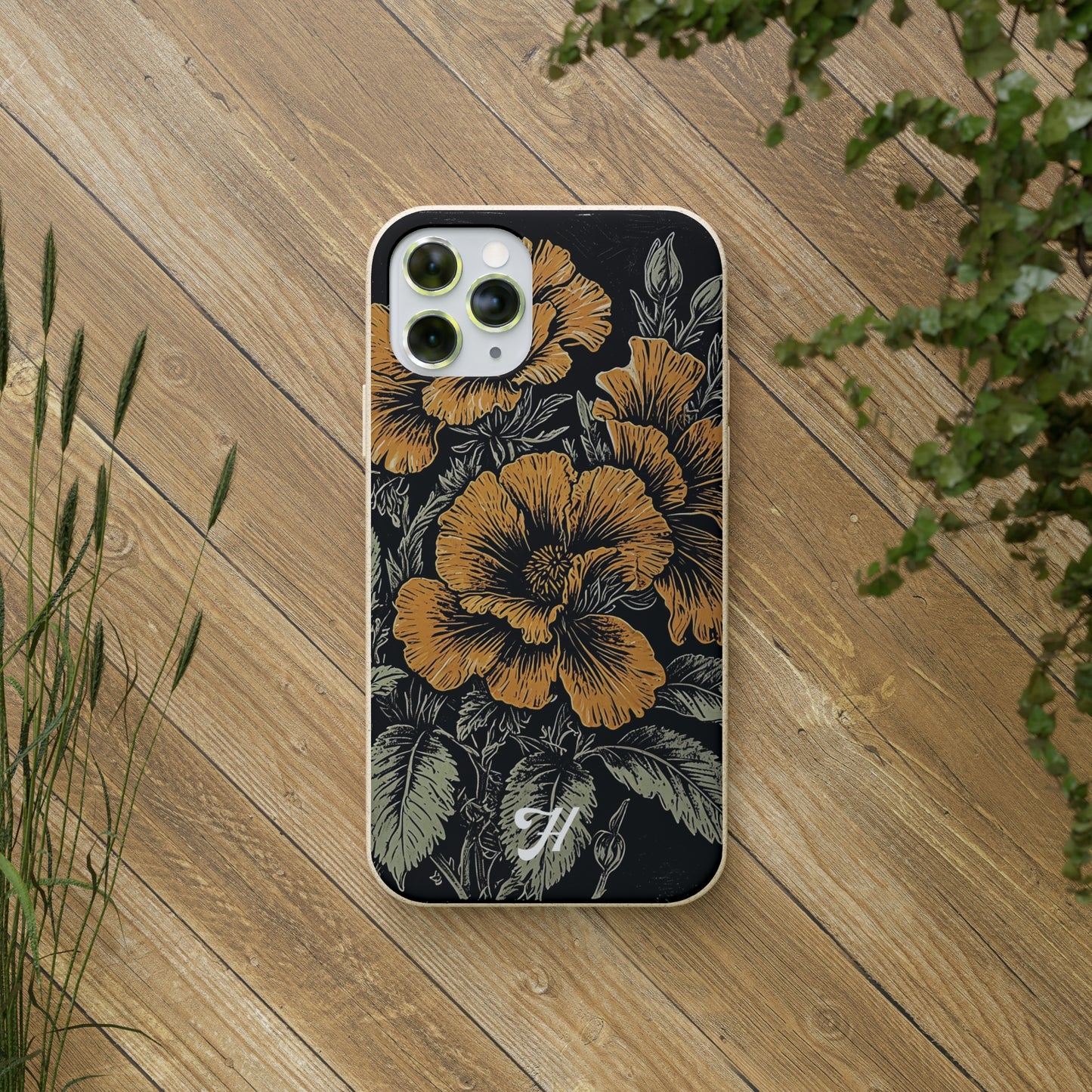 WOOD CUT CASE 8 - Biodegradable Cases