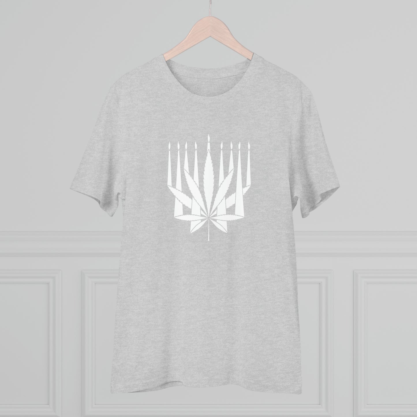 MENORAHJUANA-WHITE - Organic Creator T-shirt - Unisex