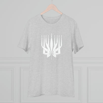 MENORAHJUANA-WHITE - Organic Creator T-shirt - Unisex