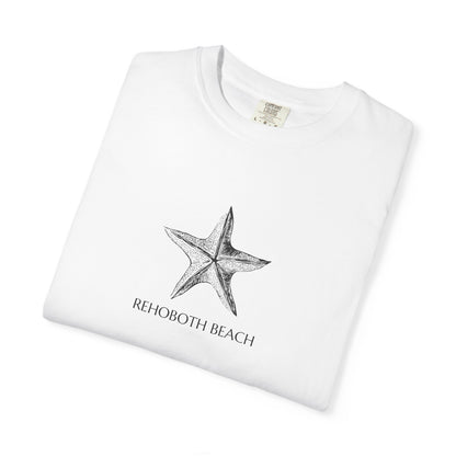 REHOBOTH BEACH - STARFISH - Unisex Garment-Dyed T-shirt