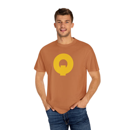 QUANTUM TRAINING - YELLOW LOGO Unisex Garment-Dyed T-shirt