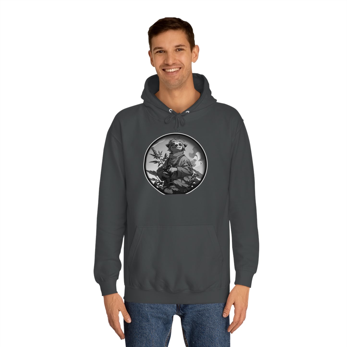 SLEEPY SLOTH - Unisex College Hoodie