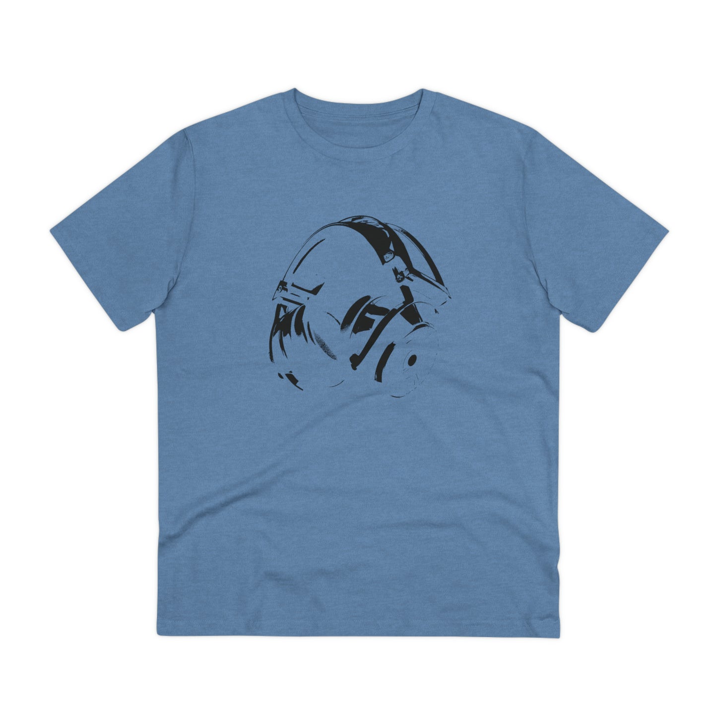 HEADPHONES - BLACK LOGO - Organic Creator T-shirt - Unisex