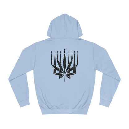 MENORAHJUANA BLACK - Unisex College Hoodie