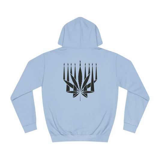 MENORAHJUANA BLACK - Unisex College Hoodie