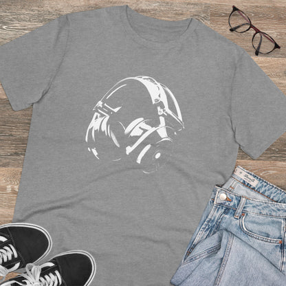HEADPHONES - WHITE LOGO - Organic Creator T-shirt - Unisex