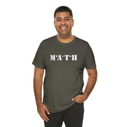 MATH - Unisex Jersey Short Sleeve Tee