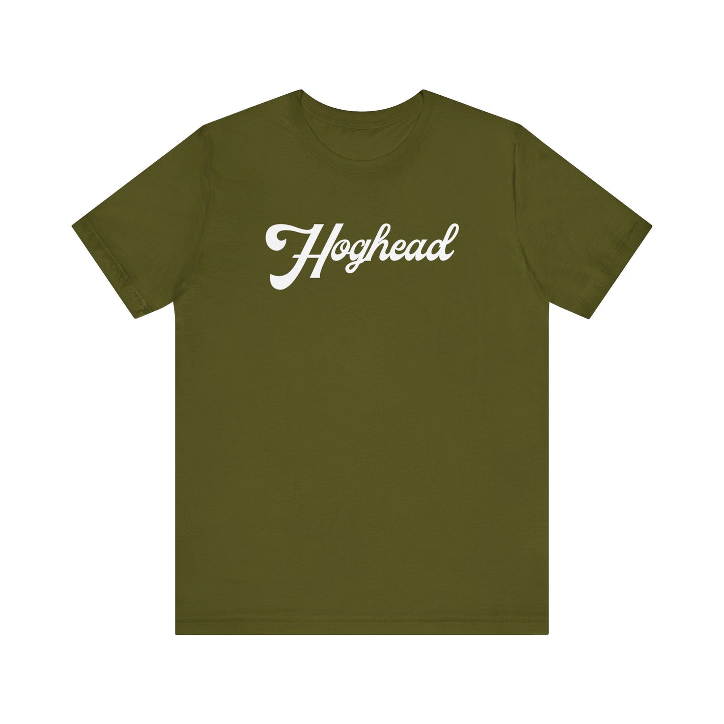 HOGHEAD - White Logo - Unisex Jersey Short Sleeve Tee