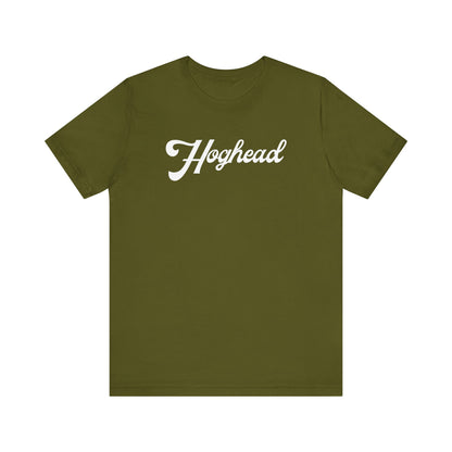 HOGHEAD - White Logo - Unisex Jersey Short Sleeve Tee