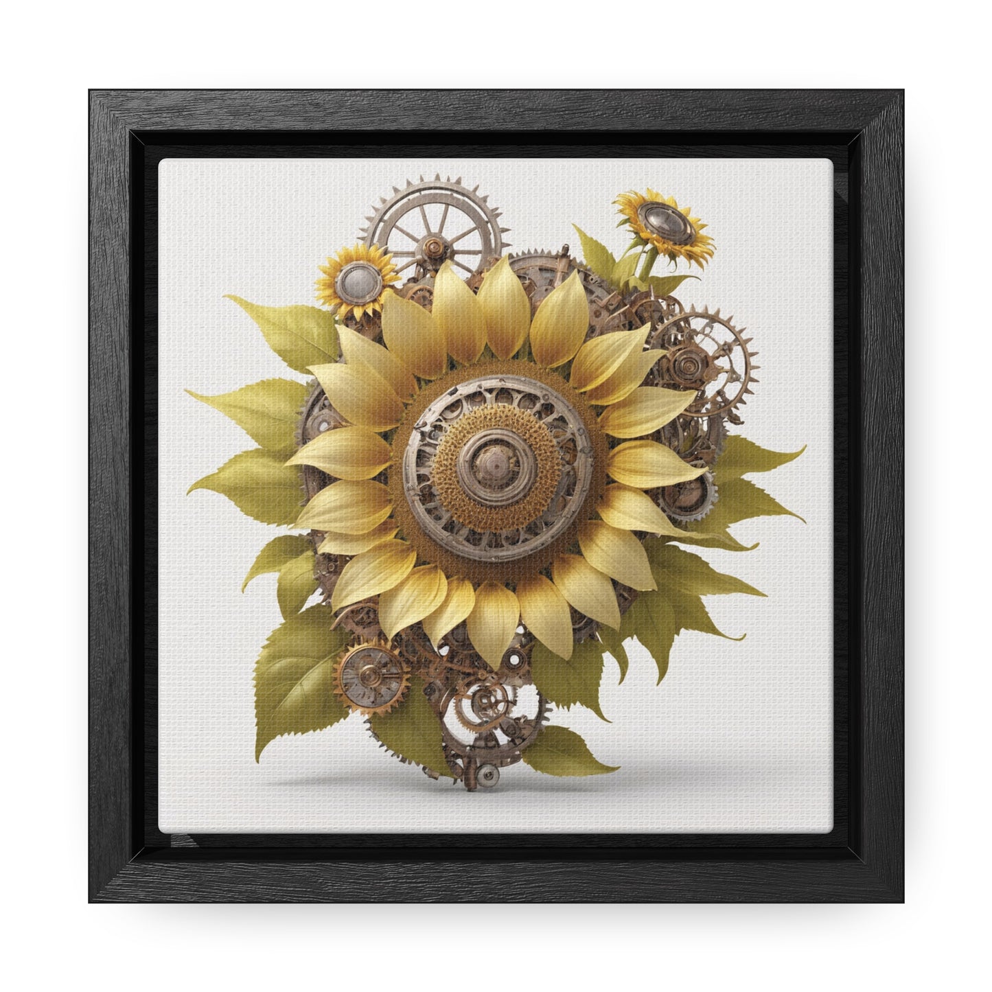 SUNFLOWER - Gallery Canvas Wraps, Square Frame