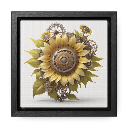 SUNFLOWER - Gallery Canvas Wraps, Square Frame