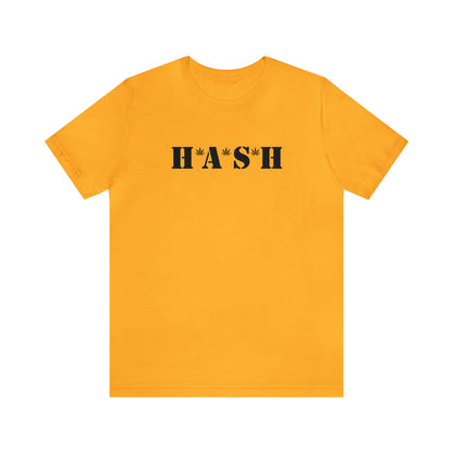 H*A*S*H BLACK LOGO- Unisex Jersey Short Sleeve Tee