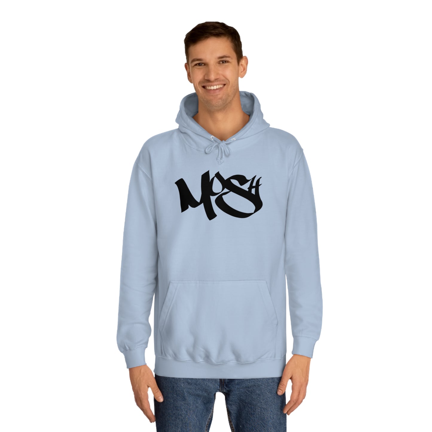 MOSH - BLACK LOGO Unisex College Hoodie
