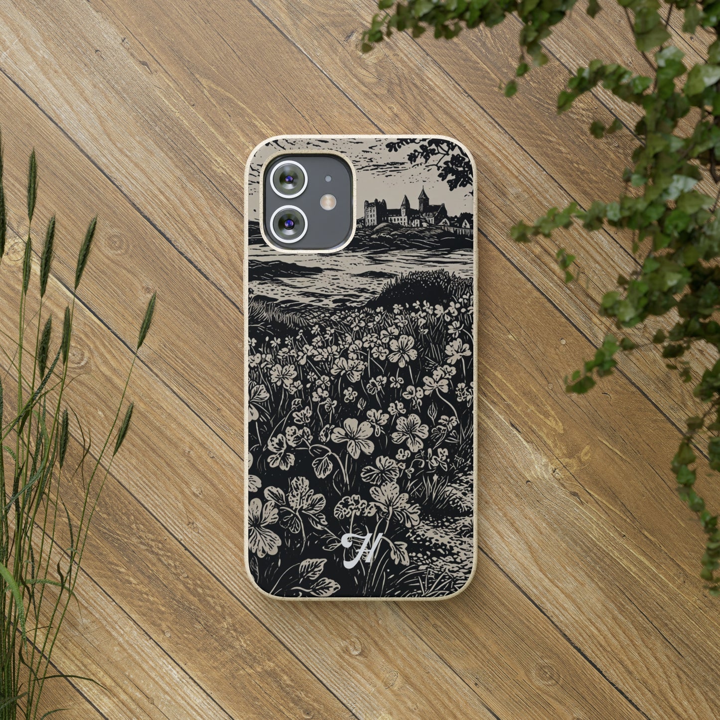 WOOD CUT CASE 1 - Biodegradable Cases