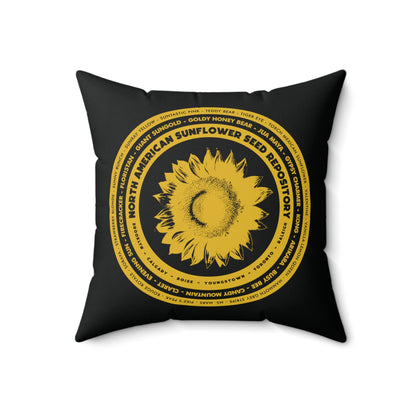 SUNFLOWER - Spun Polyester Square Pillow