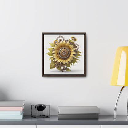SUNFLOWER - Gallery Canvas Wraps, Square Frame