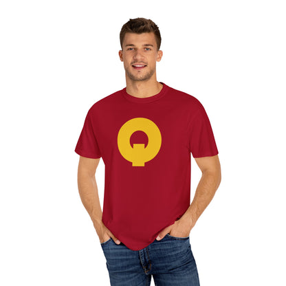 QUANTUM TRAINING - YELLOW LOGO Unisex Garment-Dyed T-shirt