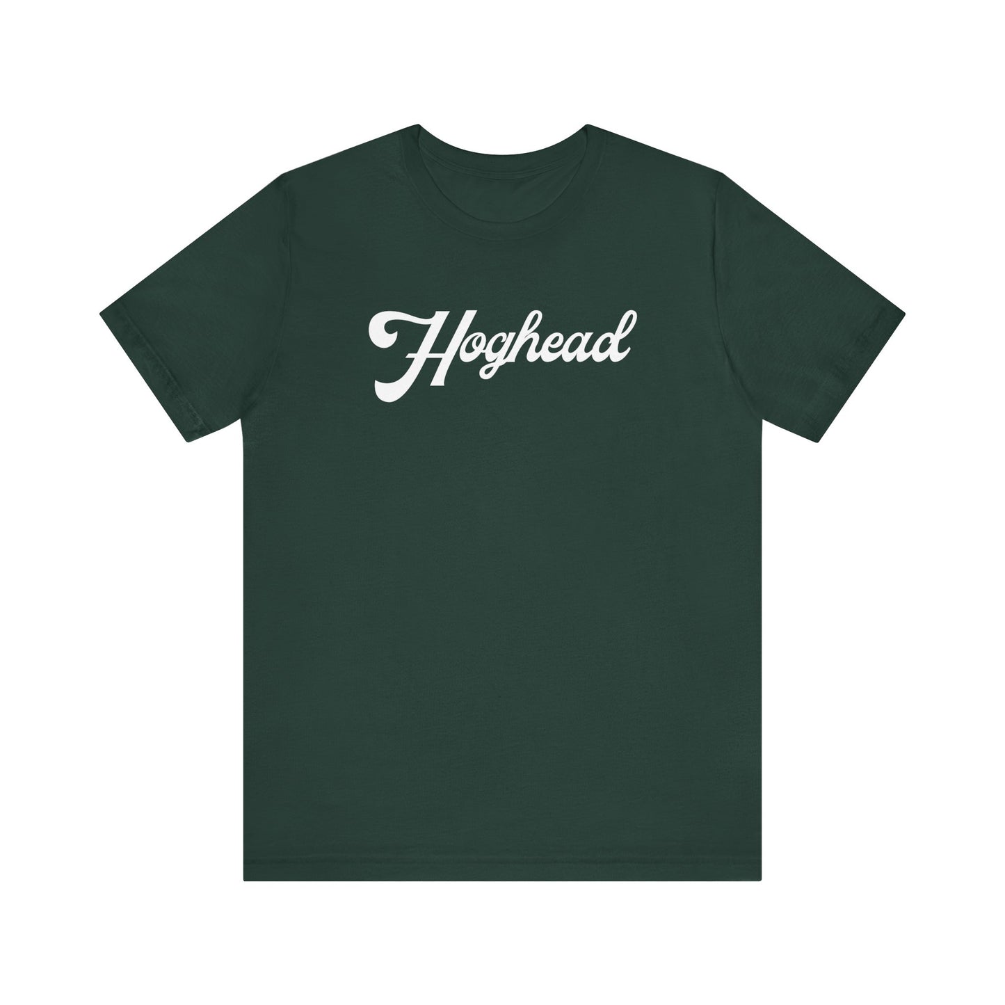 HOGHEAD - White Logo - Unisex Jersey Short Sleeve Tee
