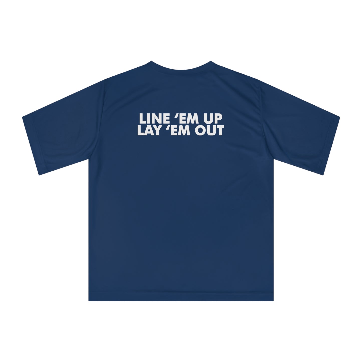LINE EM UP - Unisex Zone Performance T-shirt