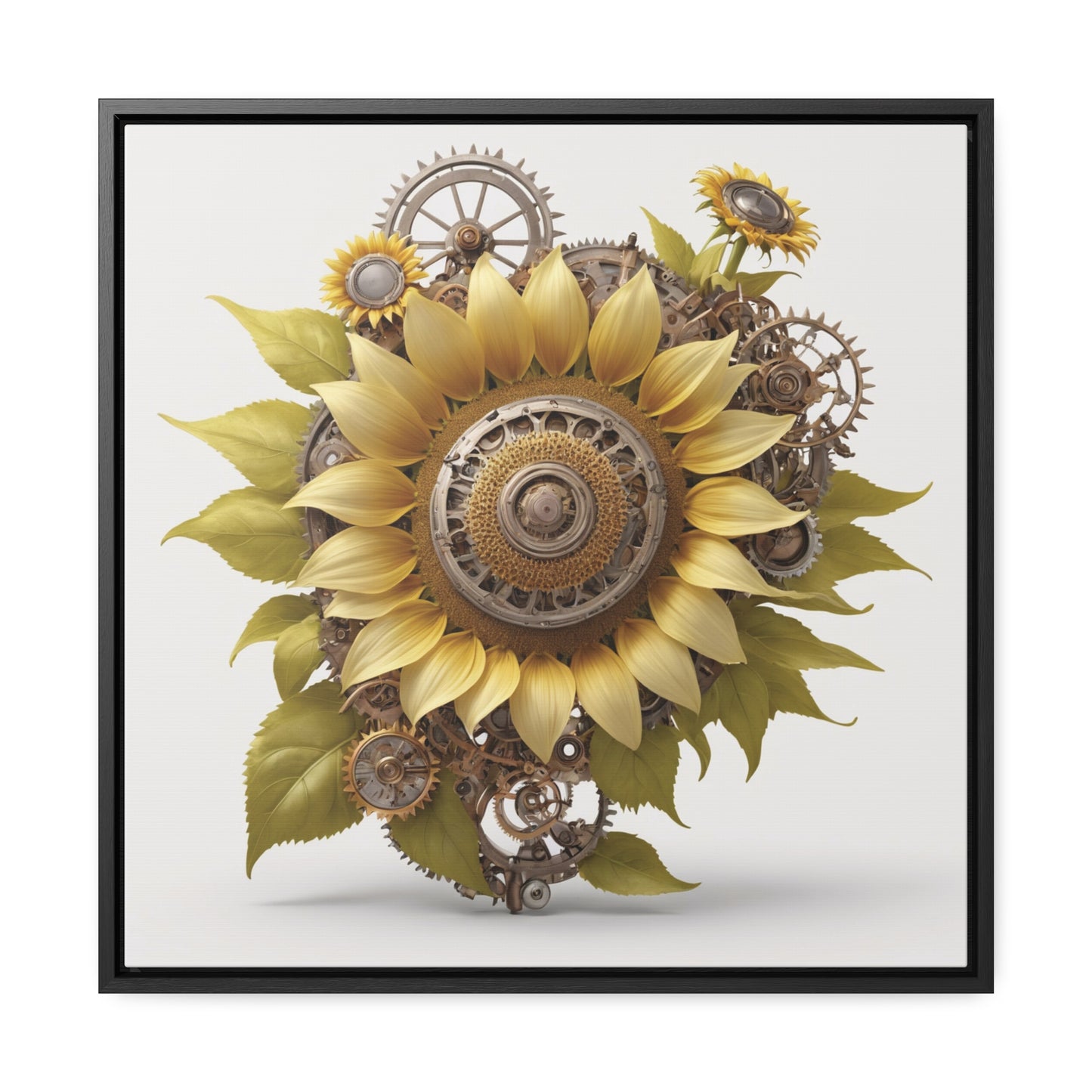 SUNFLOWER - Gallery Canvas Wraps, Square Frame