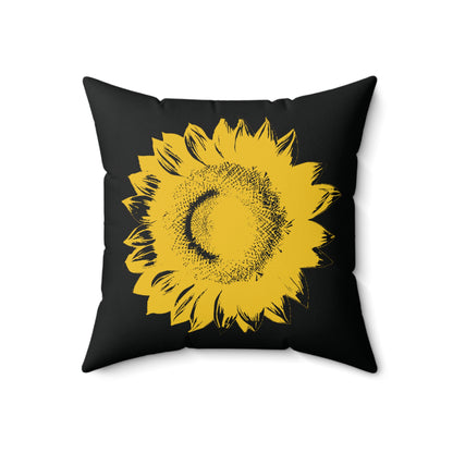 SUNFLOWER - Spun Polyester Square Pillow