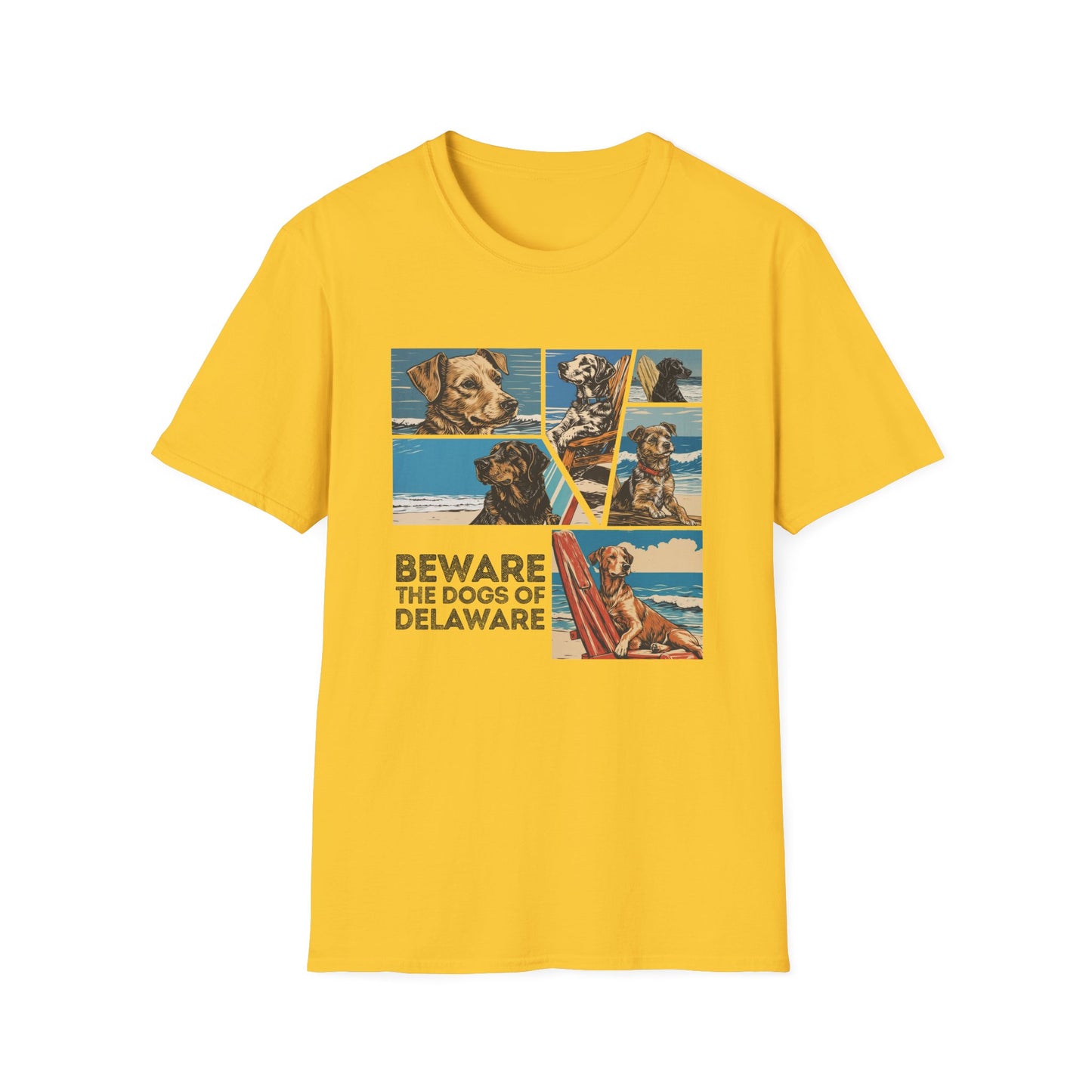 REHOBOTH - DOGS - Unisex Softstyle T-Shirt