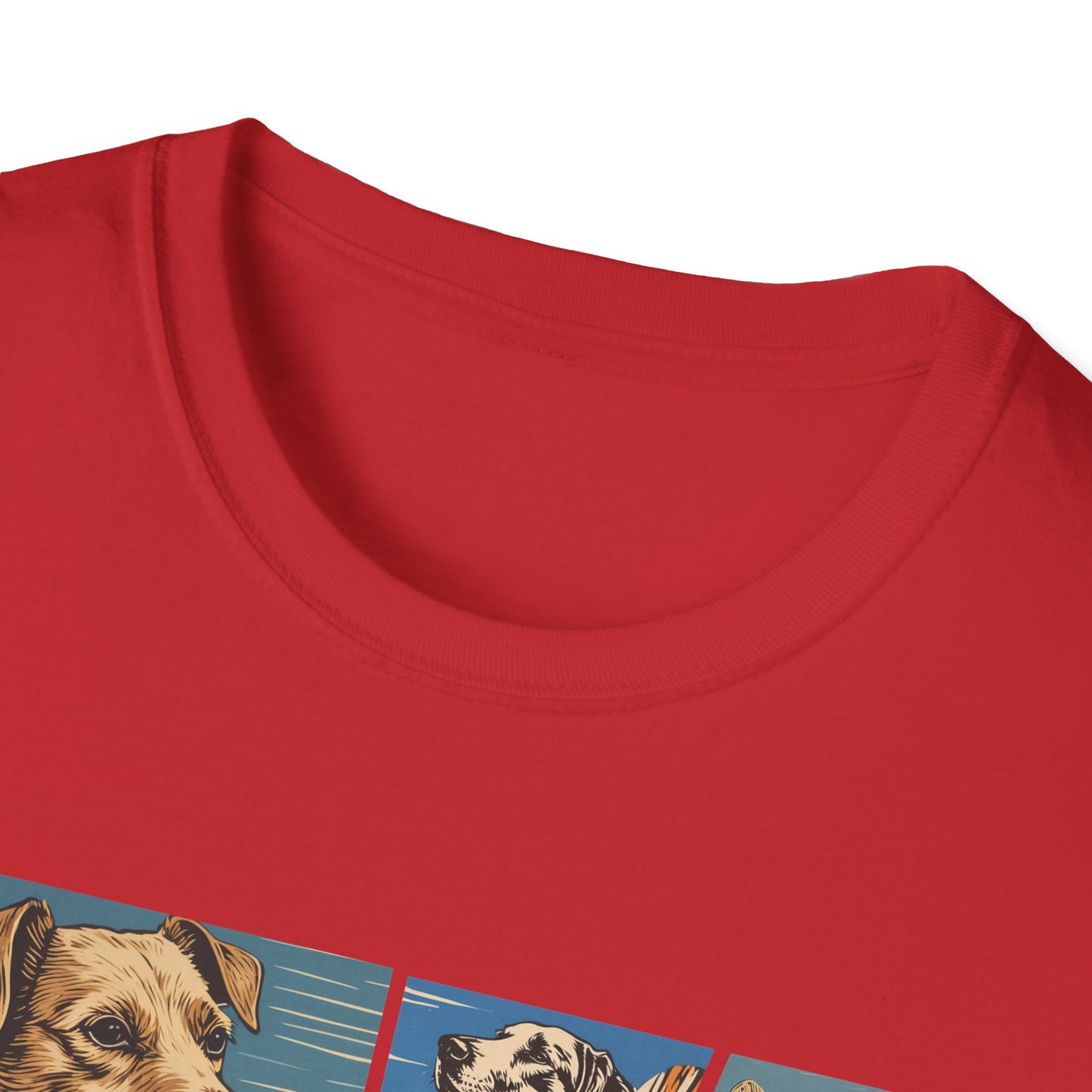 REHOBOTH - DOGS - Unisex Softstyle T-Shirt